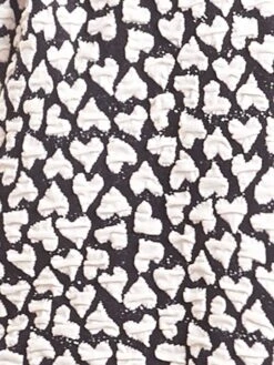 Jacke HEARTS Schwarz-weiß Von Fiori Di Chiara Mit Baumwolle -Pink Zebra jacke creme schwarz fc9128 chiara fiorini 1 1