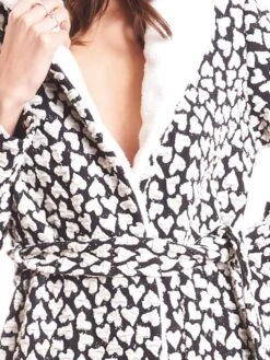 Jacke HEARTS Schwarz-weiß Von Fiori Di Chiara Mit Baumwolle -Pink Zebra jacke creme schwarz fc9128 fiori di chiara