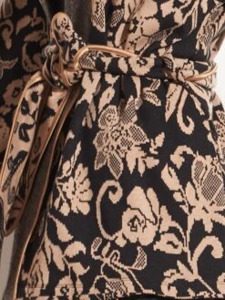 Jacke JACQUARD Schwarz-zimt Von Chiara Fiorini -Pink Zebra jacquard g9611 schwarz beige chiara fiorini