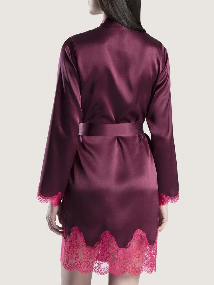 Seide Kimono SOIE D´AMOUR Luxus Aubade 4 Seide Kimono SOIE D´AMOUR Luxus Aubade – Bild 2