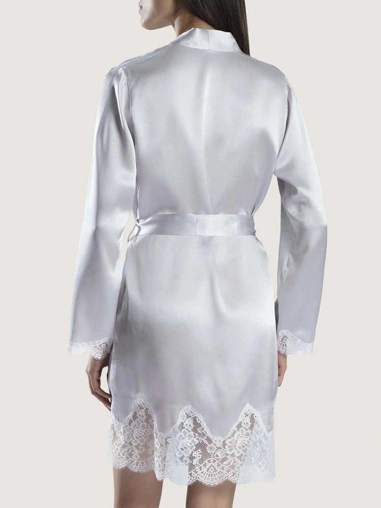 Seide Kimono SOIE D´AMOUR Luxus Aubade 8 Seide Kimono SOIE D´AMOUR Luxus Aubade – Bild 6