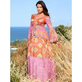 Strandkleid Mit Seide NARCISO LILLA Von Laetitia Beachwear 3 Strandkleid Mit Seide NARCISO LILLA Von Laetitia Beachwear