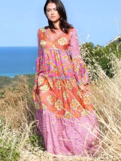 Strandkleid Mit Seide NARCISO LILLA Von Laetitia Beachwear 12 Strandkleid Mit Seide NARCISO LILLA Von Laetitia Beachwear -Pink Zebra kleid lila n141 lila laettia 9