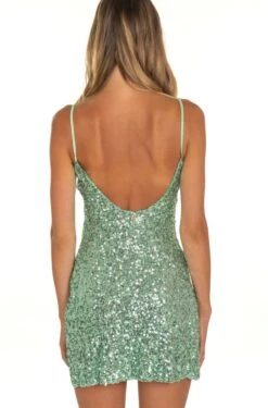 Strandkleid PAILLETTES Von Pin-Up Stars 14 Strandkleid PAILLETTES Von Pin-Up Stars -Pink Zebra kleid pb038a gruen pailletten pin up stars 3