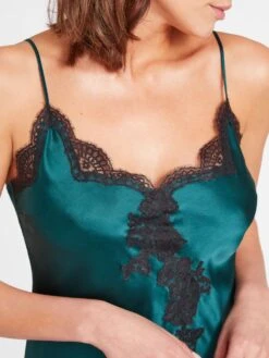 Seide Negligé TOI MON AMOUR Uni Farben Von Aubade -Pink Zebra kleidchen gr n spitze seide toi mon amour qs40 emeraude aubade 4 6 1 1