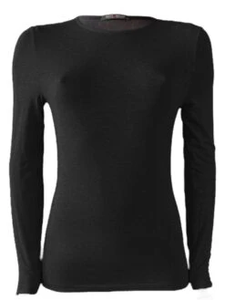 Langarmshirt Rundhals Von Artimaglia Voile Mit Kaschmir -Pink Zebra langarm shirt 81804 nero artimaglia