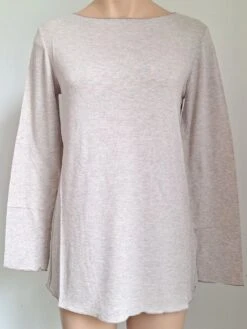 Langarm-Shirt Mit Wolle Von Chiara Fiorini -Pink Zebra langarm shirt wolle cipria cf1934 chiara fiorini