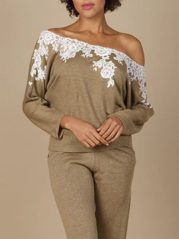 Leinen Pullover GLORIA No. 2 Spitze Von Marjolaine 7 Leinen Pullover GLORIA No. 2 Spitze Von Marjolaine – Bild 5