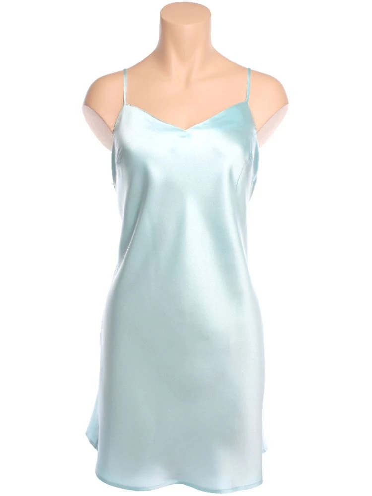 100% Seidennachthemd Satin GLYCINE Von Marjolaine 11 100% Seidennachthemd Satin GLYCINE Von Marjolaine – Bild 9