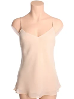 Seidentop 100% Seide FIDJI MOUSSELIN Uni Marjolaine -Pink Zebra marjolaine seide top fidji 2fid4001 sand 1