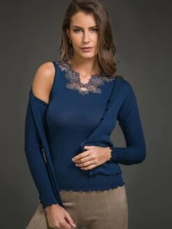 Merinowolle-Seide CARDIGAN Gerippt Von Artimaglia 18 Merinowolle-Seide CARDIGAN Gerippt Von Artimaglia -Pink Zebra merino wolle seide gerippt shirt 20505 43804 atlantico artimaglia 5 2 1