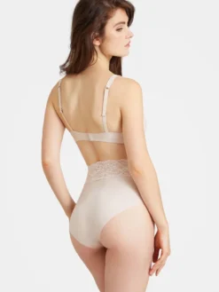 Hoher Slip SWEETESSENCE IK Laser Cut Von Aubade -Pink Zebra microfaser dessous ik24 skin 3 sweetessence aubade