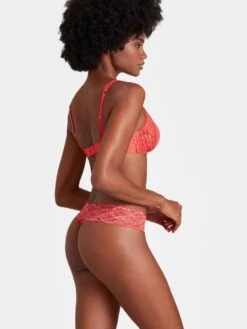 String SWEETESSENCE IK Laser Cut Zart Von Aubade -Pink Zebra microfaser dessous ik26 grnd 3 sweetessence aubade 7 1