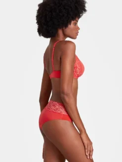 Shorty Slip SWEETESSENCE IK Laser Cut Uni Von Aubade -Pink Zebra microfaser dessous ik61 grnd 3 sweetessence aubade 7