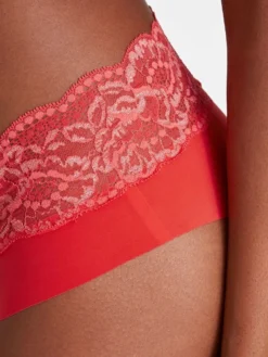 Shorty Slip SWEETESSENCE IK Laser Cut Uni Von Aubade -Pink Zebra microfaser dessous ik61 grnd 5 sweetessence aubade 7