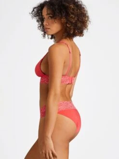 Triangel BH SWEETESSENCE IK Microfaser Uni Mit Spitze Von Aubade -Pink Zebra microfaser dessous ikc10 grnd 4 sweetessence aubade 4 1