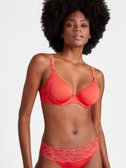 Spacer BH SWEETESSENCE IK Microfaser Mit Spitze Von Aubade -Pink Zebra microfaser dessous ikn09 grnd 2 sweetessence aubade 30