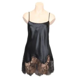 Seide Mini Combinette CHANTAGE Spitze Von Marjolaine -Pink Zebra mini combinette chantage 301 schwarz marjolaine 1 1