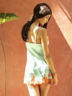 Seide Mini Combinette Kurz PHENIX No. 2 Von Marjolaine 26 Seide Mini Combinette Kurz PHENIX No. 2 Von Marjolaine -Pink Zebra mini combinette seide 3phe0301 1277tuerkis koralle phenix marjolaine 2 1