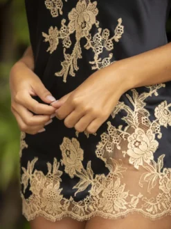 Seide Mini Combinette PHENIX No. 2 Kurz Von Marjolaine -Pink Zebra mini combinette seide 3phe0301 497schwarz platin phenix marjolaine 3 1 1