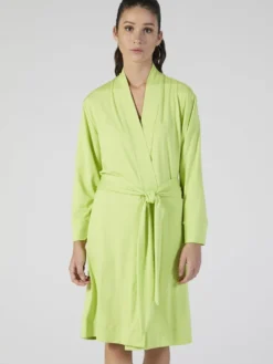 Modal Morgenmantel BASIC Lang Oder Kurz Von Verdiani -Pink Zebra modal morgenmantel kurz apfel gruen 4513 verdiani 3 1 2