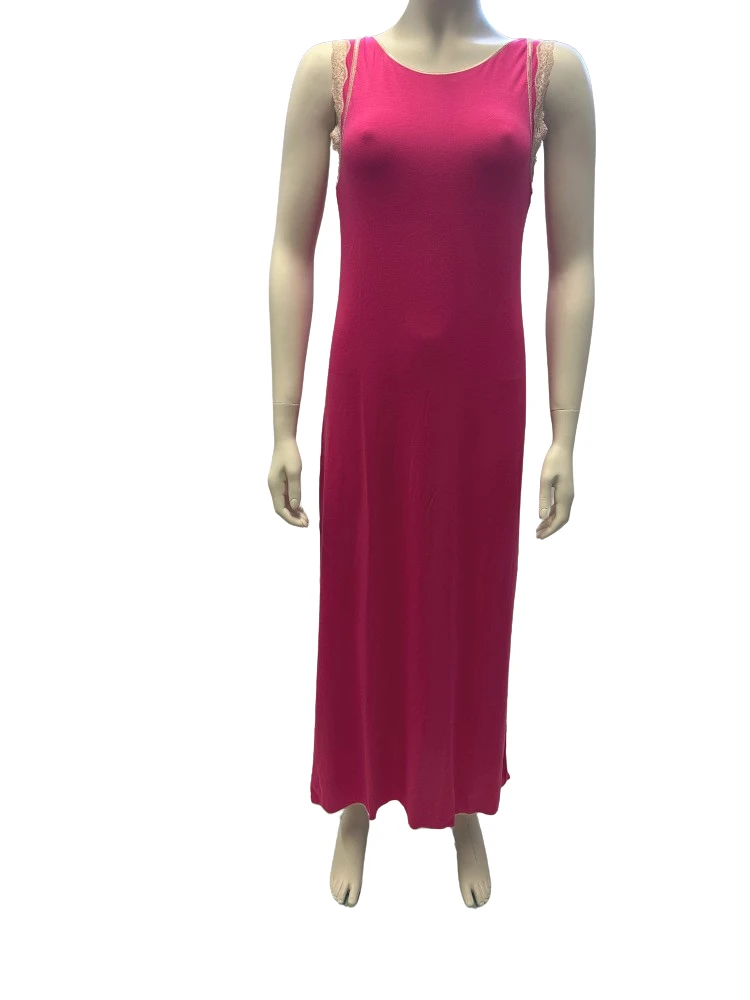 Modal Nachthemd ASCOLI Nur Noch In Pink Mit Spitze Von Paladini 5 Modal Nachthemd ASCOLI Nur Noch In Pink Mit Spitze Von Paladini – Bild 3