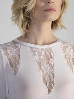 Modal Pyjama SNOW In Weiss Von Verdiani -Pink Zebra modal pyjama 4403 weiss verdiani 3