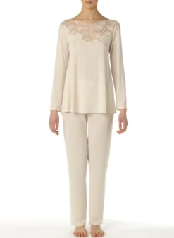 Pyjama CLOE Puder Modal Von Imec -Pink Zebra modal pyjama 70573 cloe creme imec 2