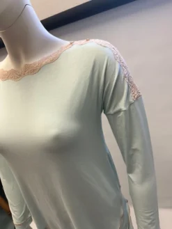 Modal Pyjama ASSISI Nur Noch In Mintgrün Von Paladini -Pink Zebra modal pyjama assisi pastellgr n 306 paladini 2 1