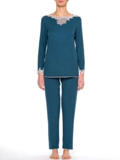 Pyjama MEGAN Petrol Aus Modal Von Imec -Pink Zebra modal pyjama megan 71705 petrol imec 2 1