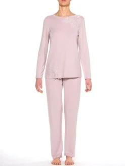 Winter Pyjama ELIZABETH Alt-rosa Aus Modal Von Imec -Pink Zebra modal winter pyjama elizabeth 71638 rosa imec 3