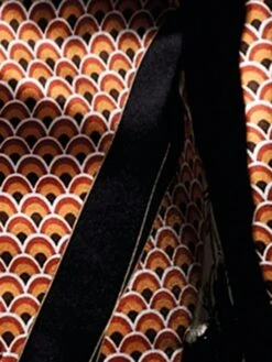 Seide Neglige CHRISTMAS CAPSULE Schwarz-gold Von Chiara Fiorini -Pink Zebra muster seide cf902 chiara fiorini 1