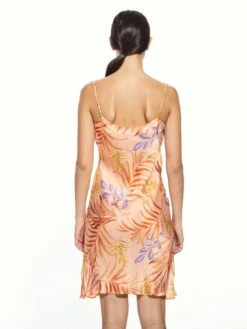 100% Seide Nachthemd LEANDRA Blättermuster Von Eva B. Bitzer -Pink Zebra nachthemd 12312678 42sorbet eva bitzer 3 1