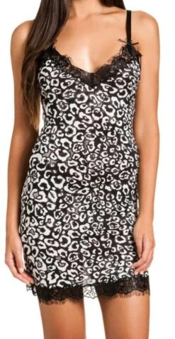 Sommer Nachthemd MACAU Gattina Modal Mit Seide -Pink Zebra nachthemd seide modal macau 81230 schwarz leo gattina 3