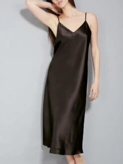 Stretchseide Nachtkleid SLOANE STREET Exclusiv Eva B. Bitzer -Pink Zebra nachtkleid 27319298 sloane street terra eva bitzer