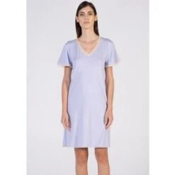 Modal Kurzarm Nachtshirt LAVANDA Flieder Kurz Von Verdiani