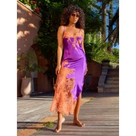 Neglige NYMPHE No. 4 Lang Von Marjolaine Stretchseide 3 Neglige NYMPHE No. 4 Lang Von Marjolaine Stretchseide