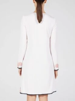 Modal Langarm Nachtkleid ANGEL No. 2 Zart-rosé Von Verdiani -Pink Zebra nachtkleid modal knielang weiss 4606 verdiani donna 2