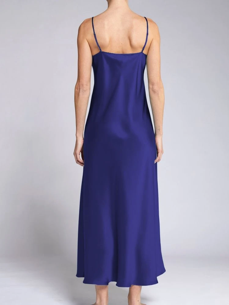 100% Seide Nachtkleid Lang DORINE Uni Von Vivis 18 100% Seide Nachtkleid Lang DORINE Uni Von Vivis – Bild 16