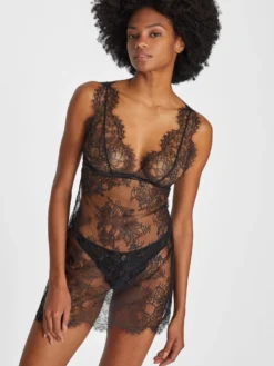 Negligé HISTOIRE D'UN SOIR Von Aubade 10 Negligé HISTOIRE D'UN SOIR Von Aubade -Pink Zebra nachtkleid spitze rz40 schwarz histoire soir aubade 2 1