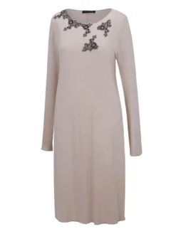 Modal Langarm Nachtkleid VERA Edel Von Fürstenberg -Pink Zebra nachtshirt langarm modal grau 50304677 fuerstenberg 8