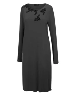 Modal Langarm Nachtkleid VERA Edel Von Fürstenberg -Pink Zebra nachtshirt langarm modal schwarz 50304677 fuerstenberg 8