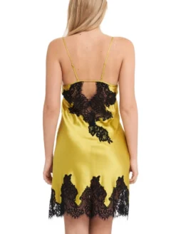 Seide Neglige MAILIN Mit Spitze Von GATTINA 21 Seide Neglige MAILIN Mit Spitze Von GATTINA -Pink Zebra neglige kurz seide 393303 juicy green 2