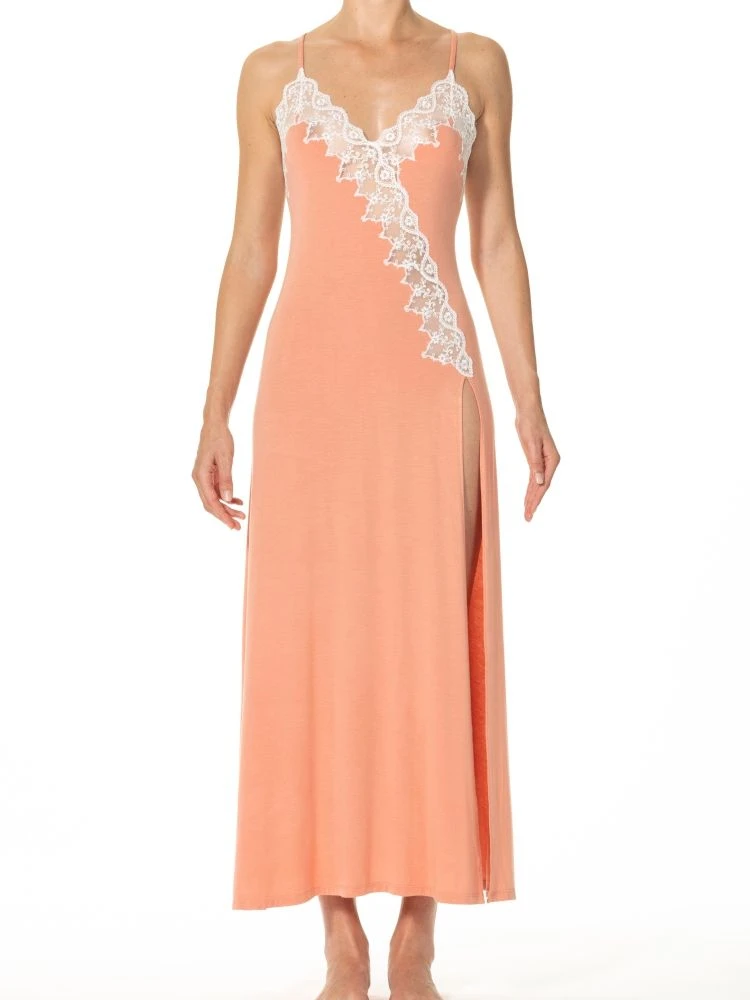 Modal Neglige BOUQUET Lachs-rosé Von Ritratti 4 Modal Neglige BOUQUET Lachs-rosé Von Ritratti – Bild 2