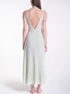 Modal Neglige Lang GERMOGLIO No. 2 Zartgrün Von Verdiani -Pink Zebra neglige modal zartgruen 4901 verdiani woman 3