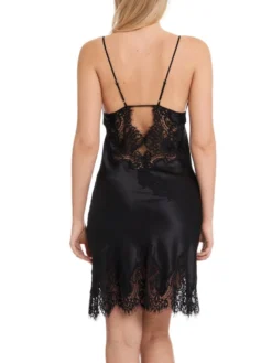 Seide Neglige MAILIN Mit Spitze Von GATTINA 20 Seide Neglige MAILIN Mit Spitze Von GATTINA -Pink Zebra neglige seide 393303 schwarz gattina 2