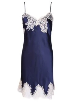 Negligé SPLENDEUR SOIE Mit Seide Von Lise Charmel -Pink Zebra neglige seide alc1080 marine 5197 splendeur soie lise charmel 2