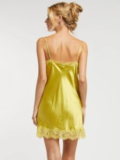 Seide Neglige LUANA Von Vivis -Pink Zebra neglige seide luana v00128 senfgelb vivis 2