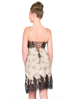 Seide Negligé ST. ELM Mit Spitze Gattina 10 Seide Negligé ST. ELM Mit Spitze Gattina -Pink Zebra neglige seide st elm 50221 leopard gattina 3 2