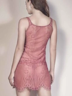 Spitze Negligé JOSEPHINE Von Escora -Pink Zebra neglige spitze altrosa 1708 e264 771 josephine escora 3